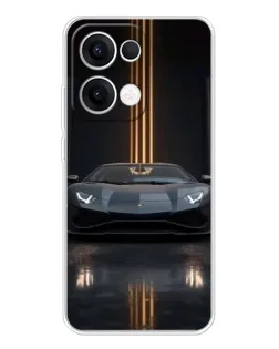 Чехол для OPPO Reno 13 5G с картинкой «Lamborghini золотые линии» Чехол для OPPO Reno 13 5G с картинкой «Lamborghini золотые линии»