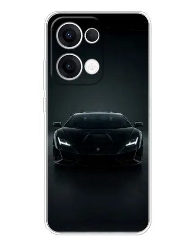 Чехол для OPPO Reno 13 5G с картинкой «Черный Lamborghini Aventador» Чехол для OPPO Reno 13 5G с картинкой «Черный Lamborghini Aventador»