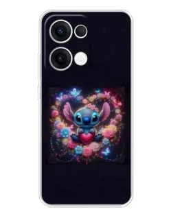 Чохол для OPPO Reno 13 5G з картинкою «Stitch у квітах»