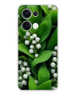 Чехол для OPPO Reno 13 5G с картинкой «Ландыши в зелени» Чехол для OPPO Reno 13 5G с картинкой «Ландыши в зелени»