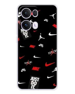 Чехол для OPPO Reno 13 Pro 5G с картинкой «Nike Mix Pattern»