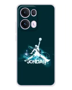 Чехол для OPPO Reno 13 Pro 5G с картинкой «Jordan Blue Fire»