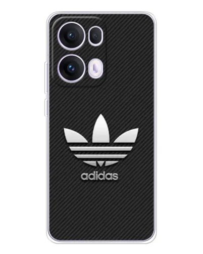 Чехол для OPPO Reno 13 Pro 5G с картинкой «Adidas Карбоновая текстура» Чехол для OPPO Reno 13 Pro 5G с картинкой «Adidas Карбоновая текстура»