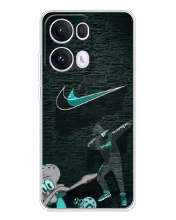 Чехол для OPPO Reno 13 Pro 5G с картинкой «Спортивный арт Nike» Чехол для OPPO Reno 13 Pro 5G с картинкой «Спортивный арт Nike»