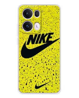 Чехол для OPPO Reno 13 Pro 5G с картинкой «Желтый текстурный Nike» Чехол для OPPO Reno 13 Pro 5G с картинкой «Желтый текстурный Nike»