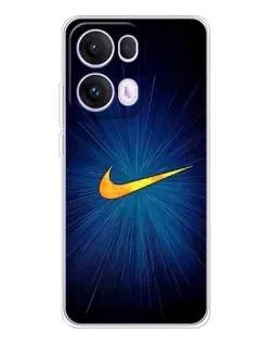 Чехол для OPPO Reno 13 Pro 5G с картинкой «Синий пульс Nike» Чехол для OPPO Reno 13 Pro 5G с картинкой «Синий пульс Nike»