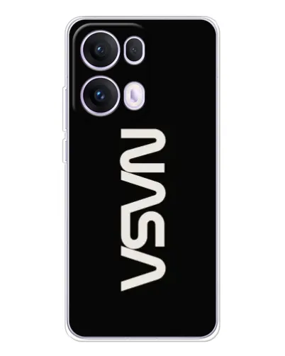 Чехол для OPPO Reno 13 Pro 5G с картинкой «NASA — вертикальный логотип» Чехол для OPPO Reno 13 Pro 5G с картинкой «NASA — вертикальный логотип»