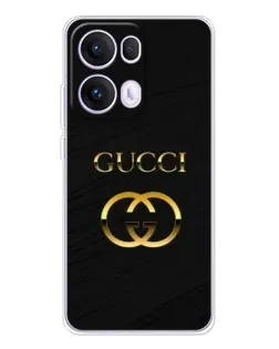 Чехол для OPPO Reno 13 Pro 5G с картинкой «Золотой логотип Gucci» Чехол для OPPO Reno 13 Pro 5G с картинкой «Золотой логотип Gucci»