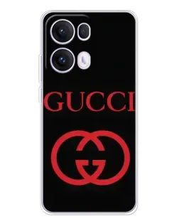 Чехол для OPPO Reno 13 Pro 5G с картинкой «Gucci — красный логотип» Чехол для OPPO Reno 13 Pro 5G с картинкой «Gucci — красный логотип»