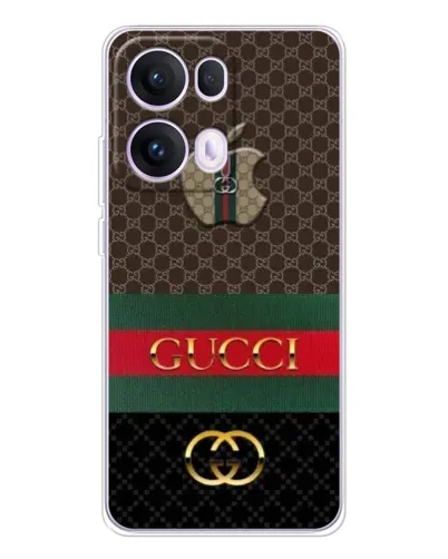 Чехол для OPPO Reno 13 Pro 5G с картинкой «Gucci — брендированный десерт»
