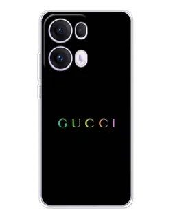 Чехол для OPPO Reno 13 Pro 5G с картинкой «Gucci — неоновый минимализм» Чехол для OPPO Reno 13 Pro 5G с картинкой «Gucci — неоновый минимализм»