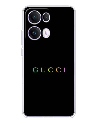Чехол для OPPO Reno 13 Pro 5G с картинкой «Gucci — неоновый минимализм» Чехол для OPPO Reno 13 Pro 5G с картинкой «Gucci — неоновый минимализм»