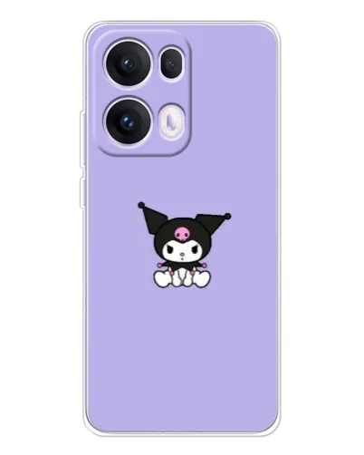 Чехол для OPPO Reno 13 Pro 5G с картинкой «Kuromi — фиолетовый минимализм» Чехол для OPPO Reno 13 Pro 5G с картинкой «Kuromi — фиолетовый минимализм»