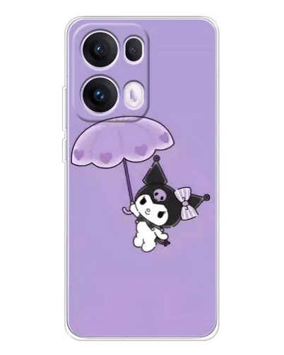 Чехол для OPPO Reno 13 Pro 5G с картинкой «Kuromi с зонтиком» Чехол для OPPO Reno 13 Pro 5G с картинкой «Kuromi с зонтиком»