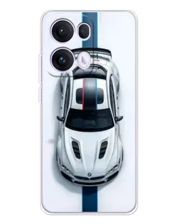Чехол для OPPO Reno 13 Pro 5G с картинкой «Вид сверху — BMW M» Чехол для OPPO Reno 13 Pro 5G с картинкой «Вид сверху — BMW M»