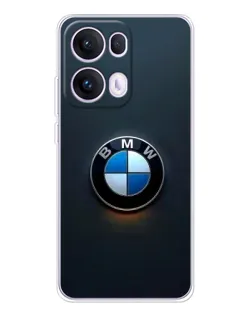 Чехол для OPPO Reno 13 Pro 5G с картинкой «Логотип BMW — минимализм»