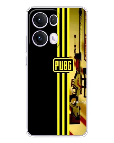 Чехол для OPPO Reno 13 Pro 5G с картинкой «PUBG — камуфляжный шлем»