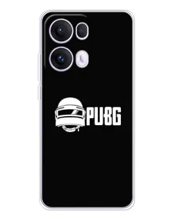 Чехол для OPPO Reno 13 Pro 5G с картинкой «PUBG — классический лого»