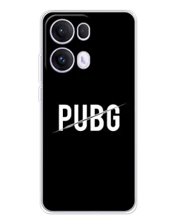 Чехол для OPPO Reno 13 Pro 5G с картинкой «PUBG — белый логотип»