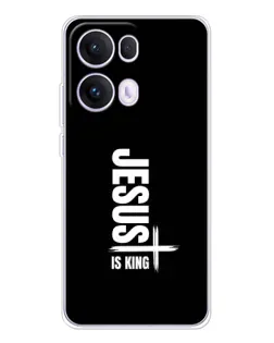 Чехол для OPPO Reno 13 Pro 5G с картинкой «Вертикаль веры Jesus»