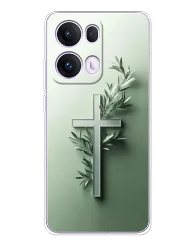 Чохол для OPPO Reno 13 Pro 5G з картинкою «Оливкова гілка» Чохол для OPPO Reno 13 Pro 5G з картинкою «Оливкова гілка»
