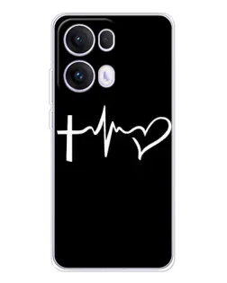 Чохол для OPPO Reno 13 Pro 5G з картинкою «Пульс віри» Чохол для OPPO Reno 13 Pro 5G з картинкою «Пульс віри»