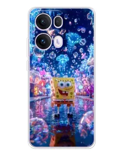 Чехол для OPPO Reno 13 Pro 5G с картинкой «Неоновый океан»