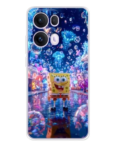 Чехол для OPPO Reno 13 Pro 5G с картинкой «Неоновый океан»