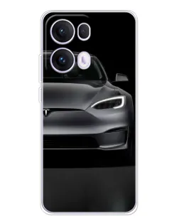 Чохол для OPPO Reno 13 Pro 5G з картинкою «Tesla Model S Look»