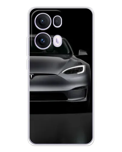 Чехол для OPPO Reno 13 Pro 5G с картинкой «Tesla Model S Look» Чехол для OPPO Reno 13 Pro 5G с картинкой «Tesla Model S Look»