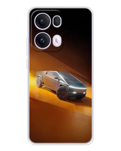 Чехол для OPPO Reno 13 Pro 5G с картинкой «Cybertruck в пустыне» Чехол для OPPO Reno 13 Pro 5G с картинкой «Cybertruck в пустыне»