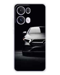 Чехол для OPPO Reno 13 Pro 5G с картинкой «Свет фар Mercedes»