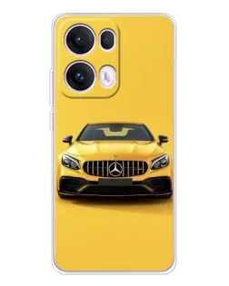 Чехол для OPPO Reno 13 Pro 5G с картинкой «Желтый Mercedes GT»