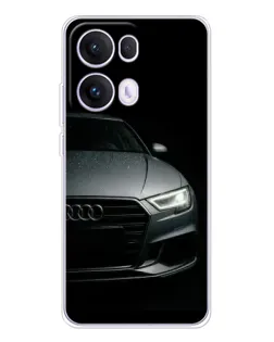Чехол для OPPO Reno 13 Pro 5G с картинкой «Audi — детализация кузова»