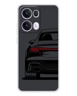 Чехол для OPPO Reno 13 Pro 5G с картинкой «Задняя часть Audi — арт»