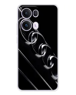 Чехол для OPPO Reno 13 Pro 5G с картинкой «Audi — абстрактные кольца»