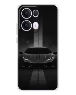 Чехол для OPPO Reno 13 Pro 5G с картинкой «Lamborghini симметрия дорог» Чехол для OPPO Reno 13 Pro 5G с картинкой «Lamborghini симметрия дорог»
