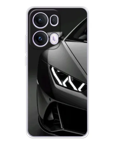Чехол для OPPO Reno 13 Pro 5G с картинкой «Lamborghini фары детализация»