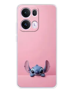 Чехол для OPPO Reno 13 Pro 5G с картинкой «Stitch выглядывает» Чехол для OPPO Reno 13 Pro 5G с картинкой «Stitch выглядывает»