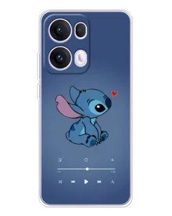 Чехол для OPPO Reno 13 Pro 5G с картинкой «Музыкальный Stitch» Чехол для OPPO Reno 13 Pro 5G с картинкой «Музыкальный Stitch»