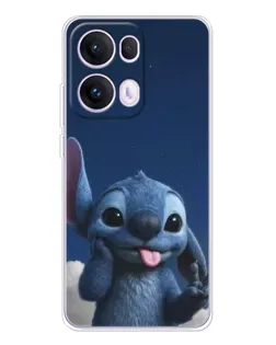 Чехол для OPPO Reno 13 Pro 5G с картинкой «Стич в облаках» Чехол для OPPO Reno 13 Pro 5G с картинкой «Стич в облаках»