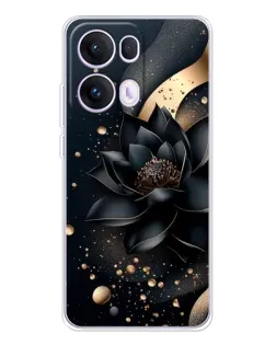 Чохол для OPPO Reno 13 Pro 5G з картинкою «Чорний лотос»