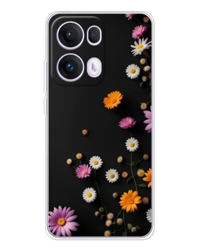 Чехол для OPPO Reno 13 Pro 5G с картинкой «Цветочная композиция»