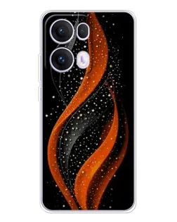 Чохол для OPPO Reno 13 Pro 5G з картинкою «Вогняна зоряна хвиля»