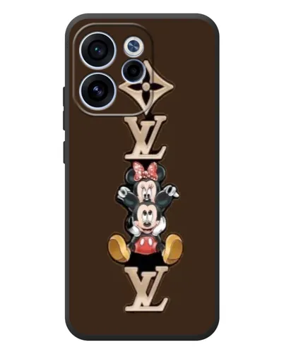 Чехол для OPPO Reno 15 F с картинкой «LV и Микки Маус»