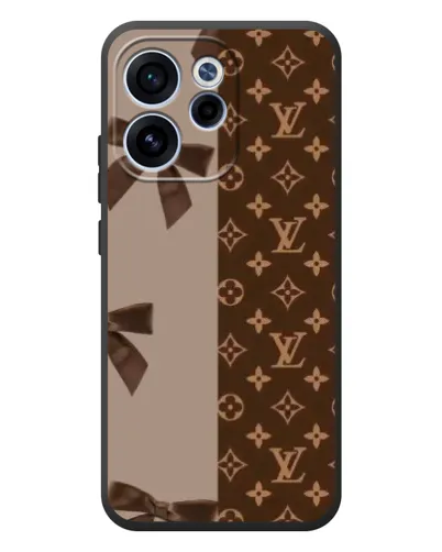 Чехол для OPPO Reno 15 F с картинкой «Louis Vuitton — банты»