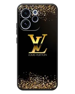 Чехол для OPPO Reno 15 F с картинкой «LV — золотые искры»