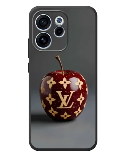 Чехол для OPPO Reno 15 F с картинкой «Красное яблоко LV»