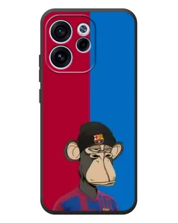 Чехол для OPPO Reno 15 F с картинкой «Bored Ape — фанат Барсы»
