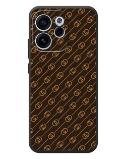 Чехол для OPPO Reno 15 F с картинкой «Gucci — золотые диагонали» Чехол для OPPO Reno 15 F с картинкой «Gucci — золотые диагонали»